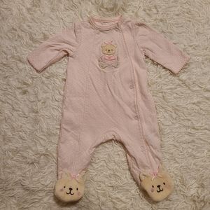 Little Me NB Footed Pajama